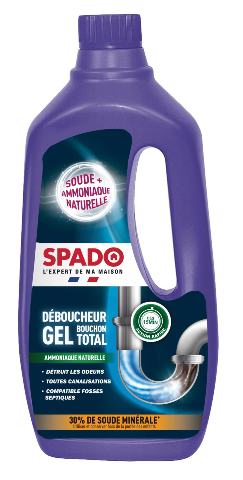 SPADO DEBOUCHEUR GEL SPECIAL BOUCHON TOTAL