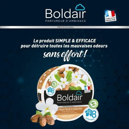 BOLDAIR Pot 300g Gel destructeur d'odeurs parfum Karité Monoï