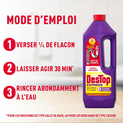 DESTOP DÉBOUCHEUR GEL EXPRESS