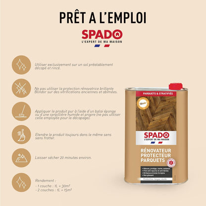 SPADO PROTECTION RÉNOVATRICE BRILLANTE BLINDOR PARQUETS