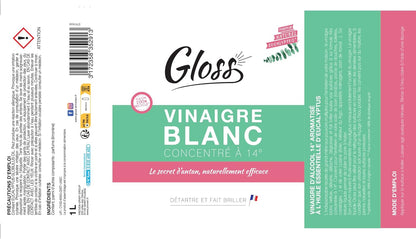 Vinaigre blanc 14° eucalyptus - 1L