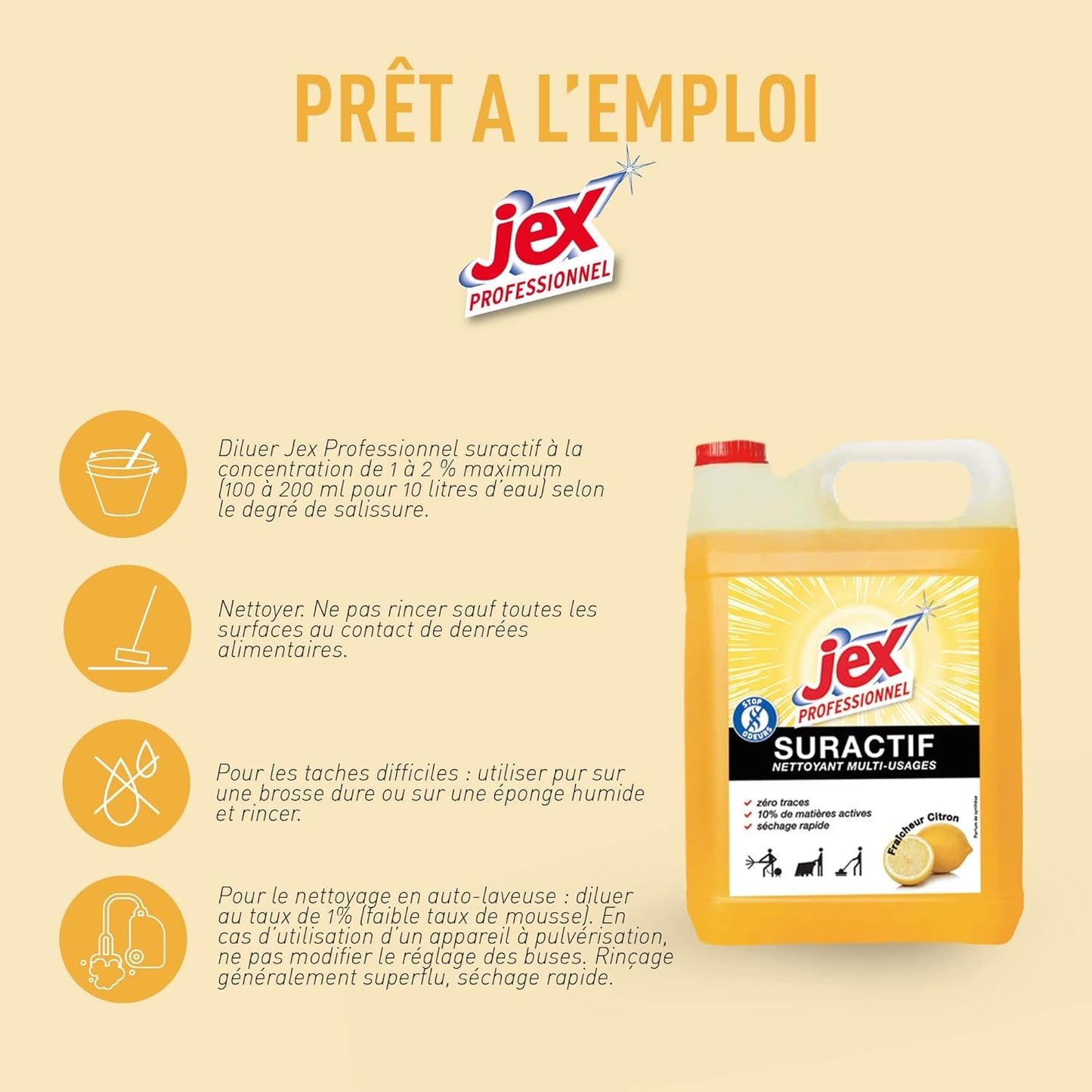 JEX PROFESSIONNEL EXPRESS DÉGRAISSANT TRIPLE ACTION PAYS NIÇOIS