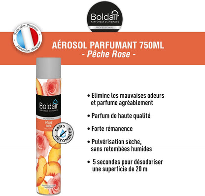 BOLDAIR PARFUMANT PÊCHE ROSE 750 ML