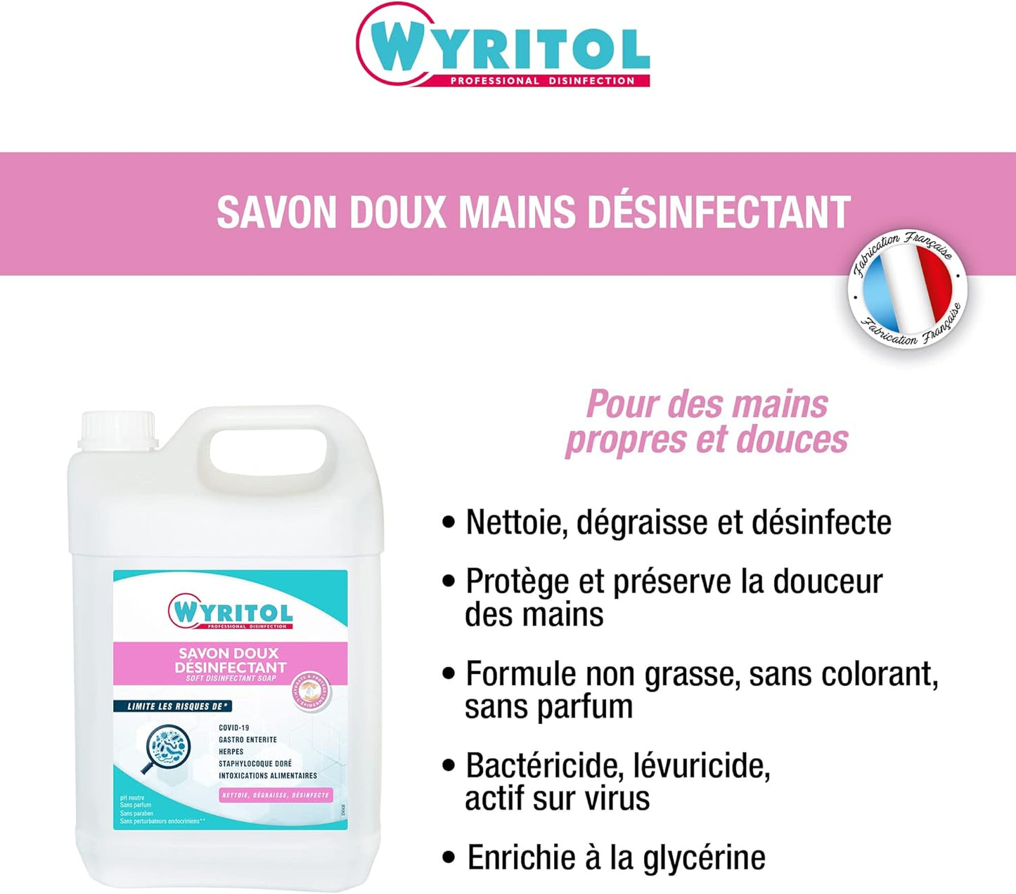 WYRITOL SAVON LIQUIDE DÉSINFECTANT