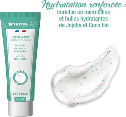 WYRITOL CRÈME MAINS HYDRO-ALCOOLIQUE BAMBOU MUSC BLANC