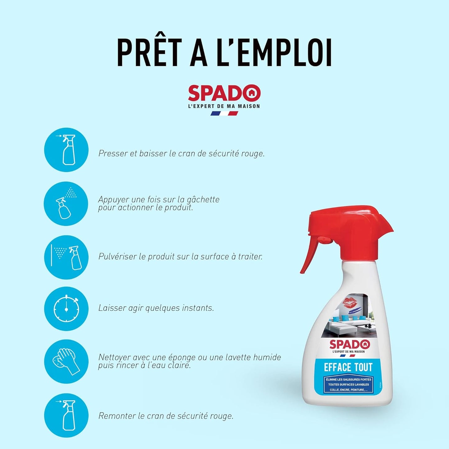 Efface Tout 250mL - Spado