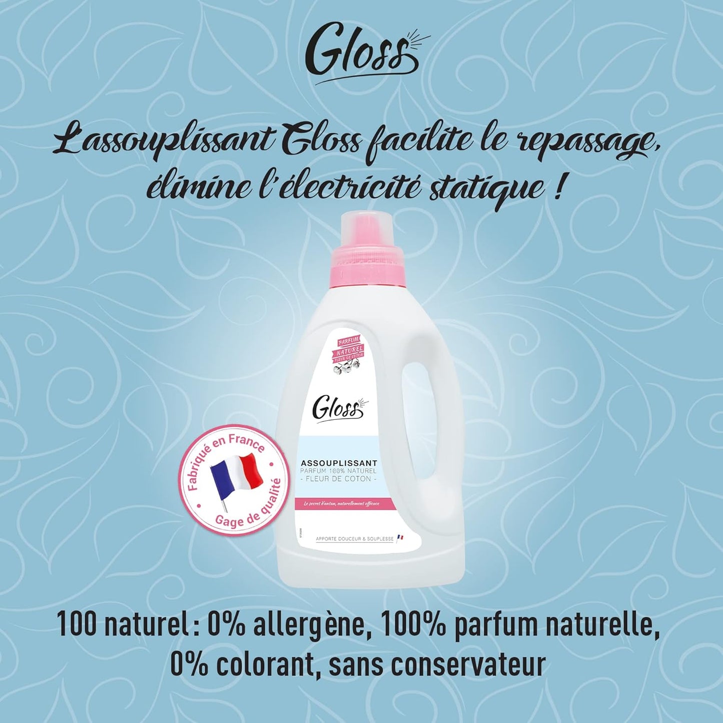 GLOSS ASSOUPLISSANT ULTRA CONCENTRE FLEUR DE COTON