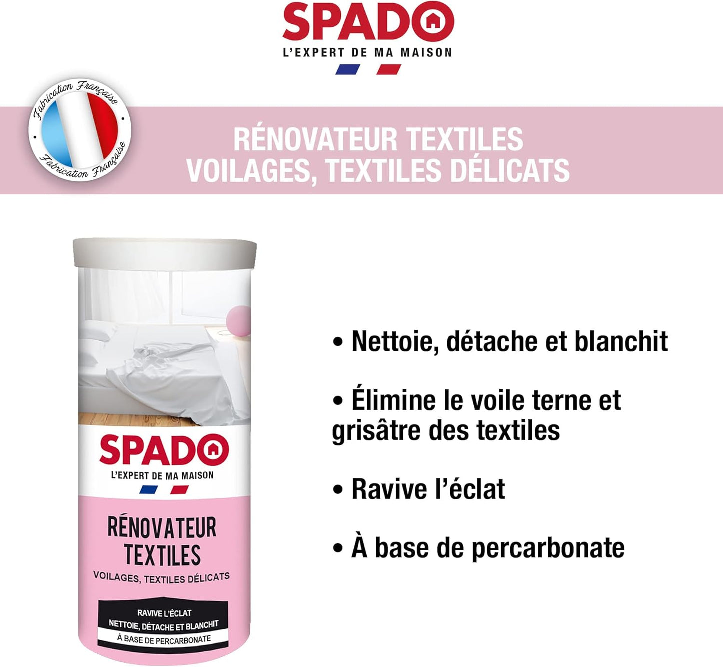 SPADO RÉNOVATEUR TEXTILES