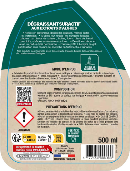 SPADO DÉTARTRANT AUX EXTRAITS D’ALGUES 500ML