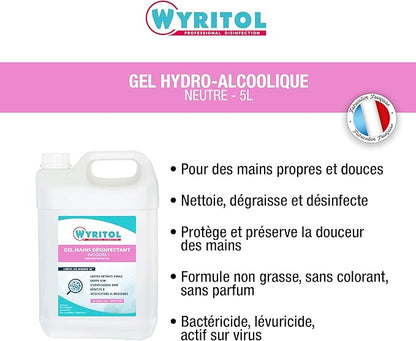 WYRITOL GEL HYDRO-ALCOOLIQUE 5L