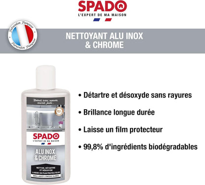 SPADO NETTOYANT ALU-INOX & CHROME