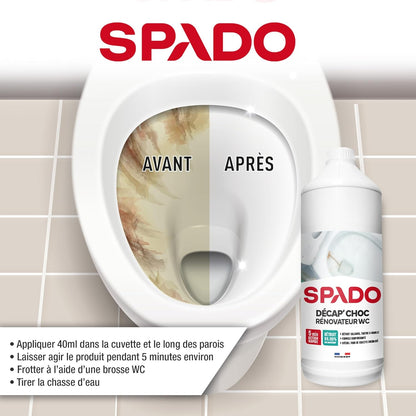 SPADO DÉCAP' CHOC RÉNOVATEUR WC 1L