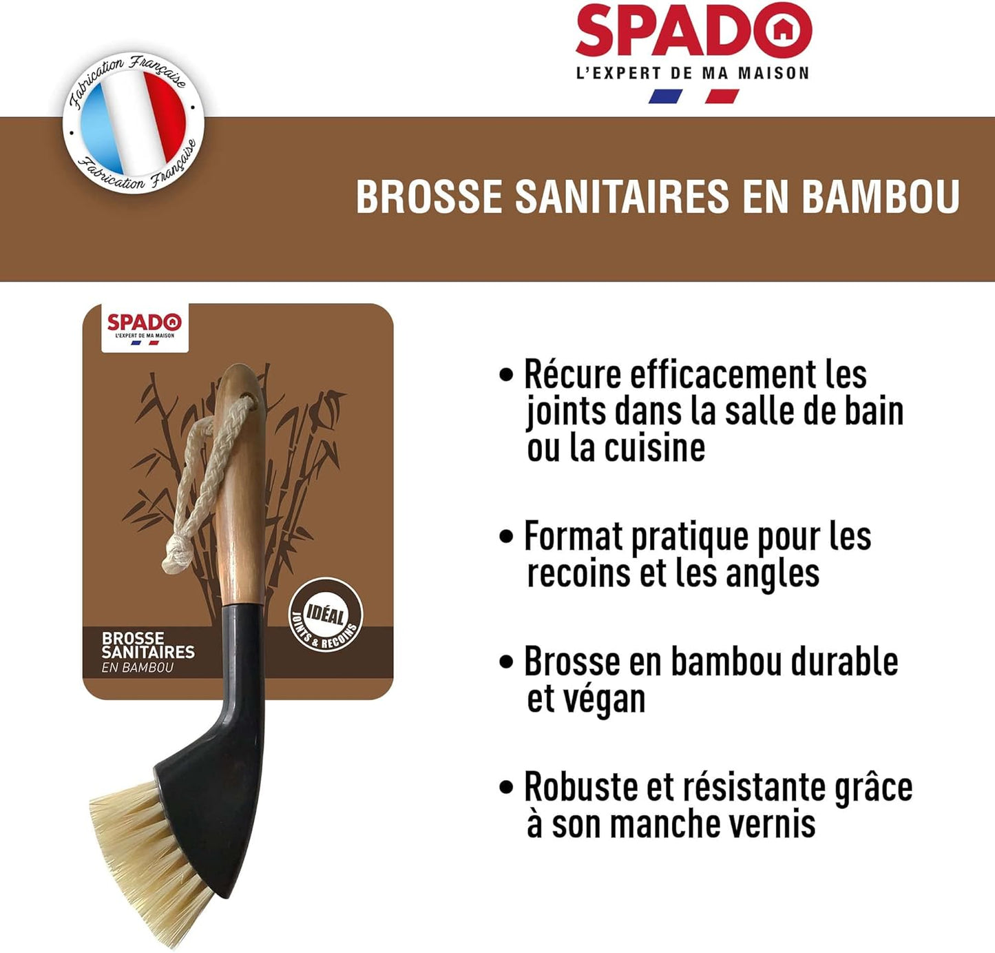 SPADO BROSSE SANITAIRES EN BAMBOU