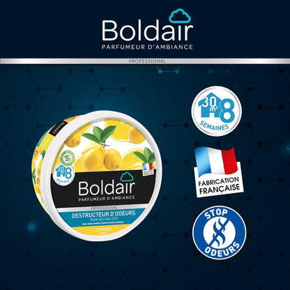 BOLDAIR GEL DESTRUCTEUR D'ODEURS CITRON