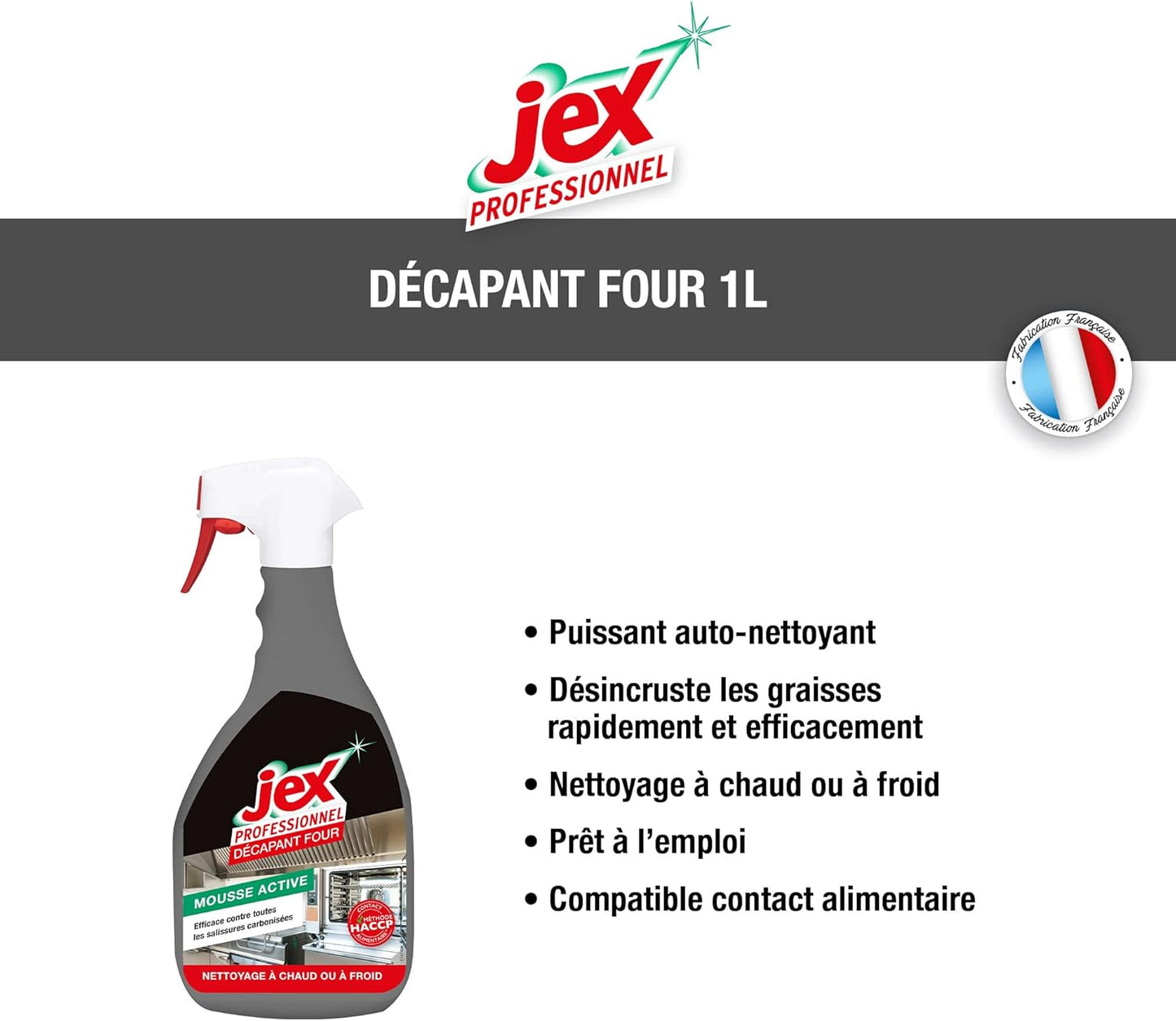 JEX PROFESSIONNEL DÉCAPANT FOUR