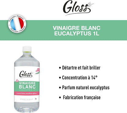 Vinaigre blanc 14° eucalyptus - 1L