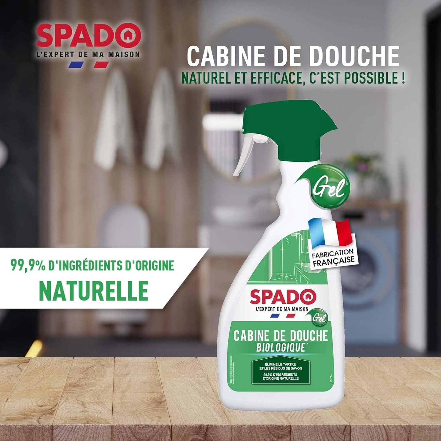 SPADO CABINE DE DOUCHE BIOLOGIQUE