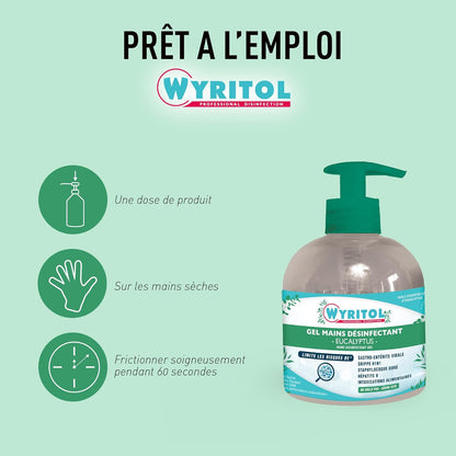 WYRITOL GEL HYDRO-ALCOOLIQUE EUCALYPTUS