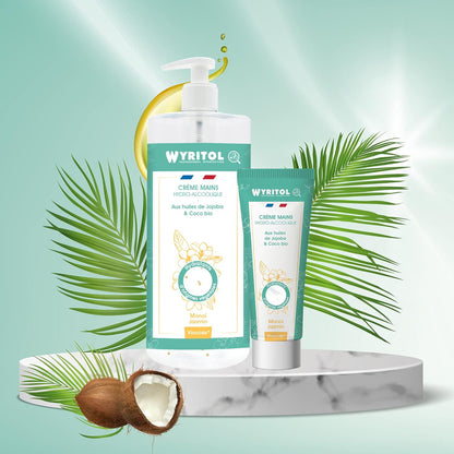 WYRITOL CRÈME MAINS HYDRO-ALCOOLIQUE MONOÏ JASMIN