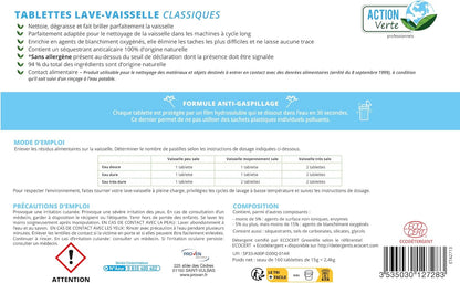 ACTION VERTE LAVE-VAISSELLE CLASSIQUE