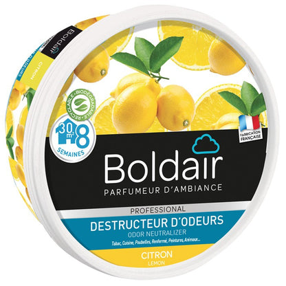 BOLDAIR GEL DESTRUCTEUR D'ODEURS CITRON