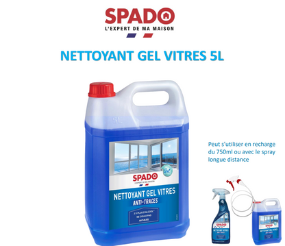 Nettoyant vitres gel - 5L