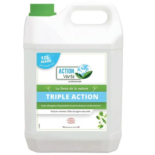 Nettoyant triple action sols & surfaces menthe ecocert - 5L