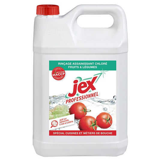 JEX PROFESSIONNEL RINÇAGE ASSAINISSANT CHLORÉ FRUITS & LÉGUMES