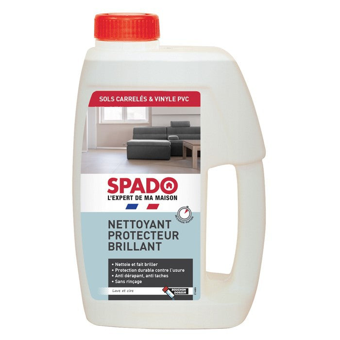 SPADO NETTOYANT PROTECTEUR BRILLANT SOLS CARRELÉS ET VINYLE PVC