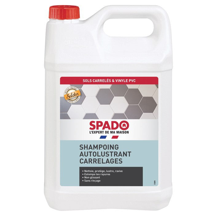 SPADO SHAMPOING AUTOLUSTRANT CARRELAGES SOLDOR 5L