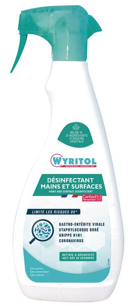 Désinfectant Toutes Surfaces Spray de 750 ml - Wyritol