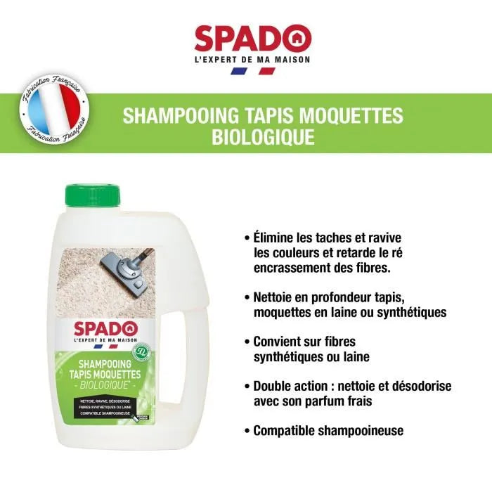 SPADO SHAMPOING MOQUETTES BIOLOGIQUE