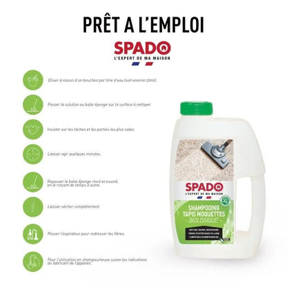 SPADO SHAMPOING MOQUETTES BIOLOGIQUE