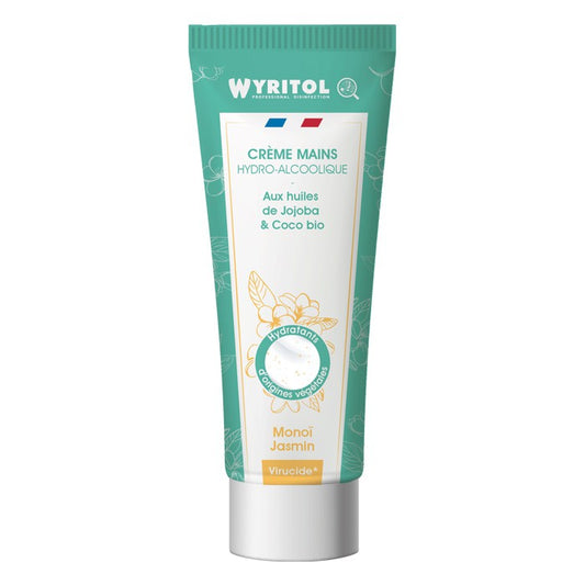 WYRITOL CRÈME MAINS HYDRO-ALCOOLIQUE MONOÏ JASMIN